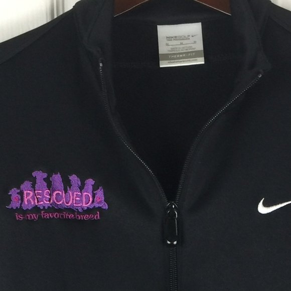 Nike Jackets & Blazers - Nike Medium "Rescued is my Favorite Breed" Jacket